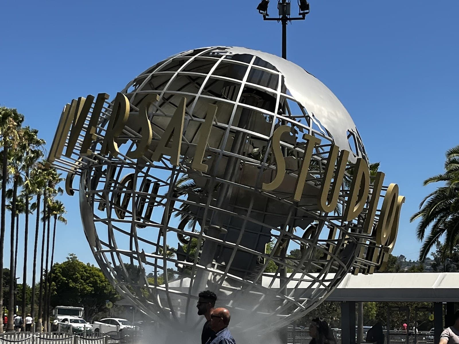 The Universal Studios globe in Los Angeles. Squash will be played at the Comcast Squash Center on the Universal Studios Lot at the 2028 Games.